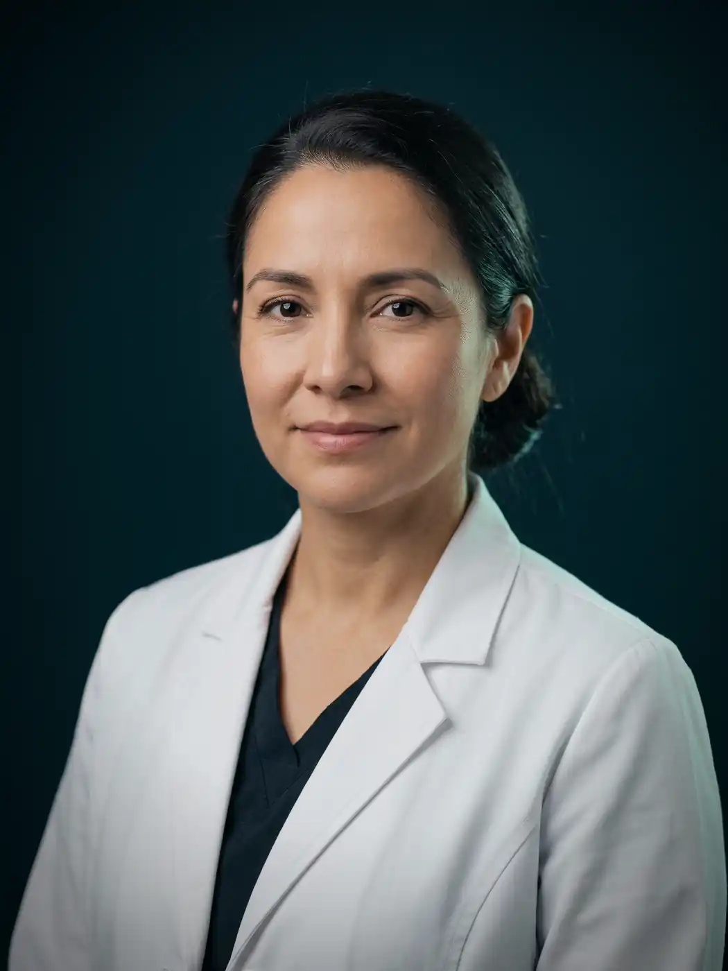 Retrato de muestra de Dra. Rocío Mardones, persona ficticia de esta demostración
